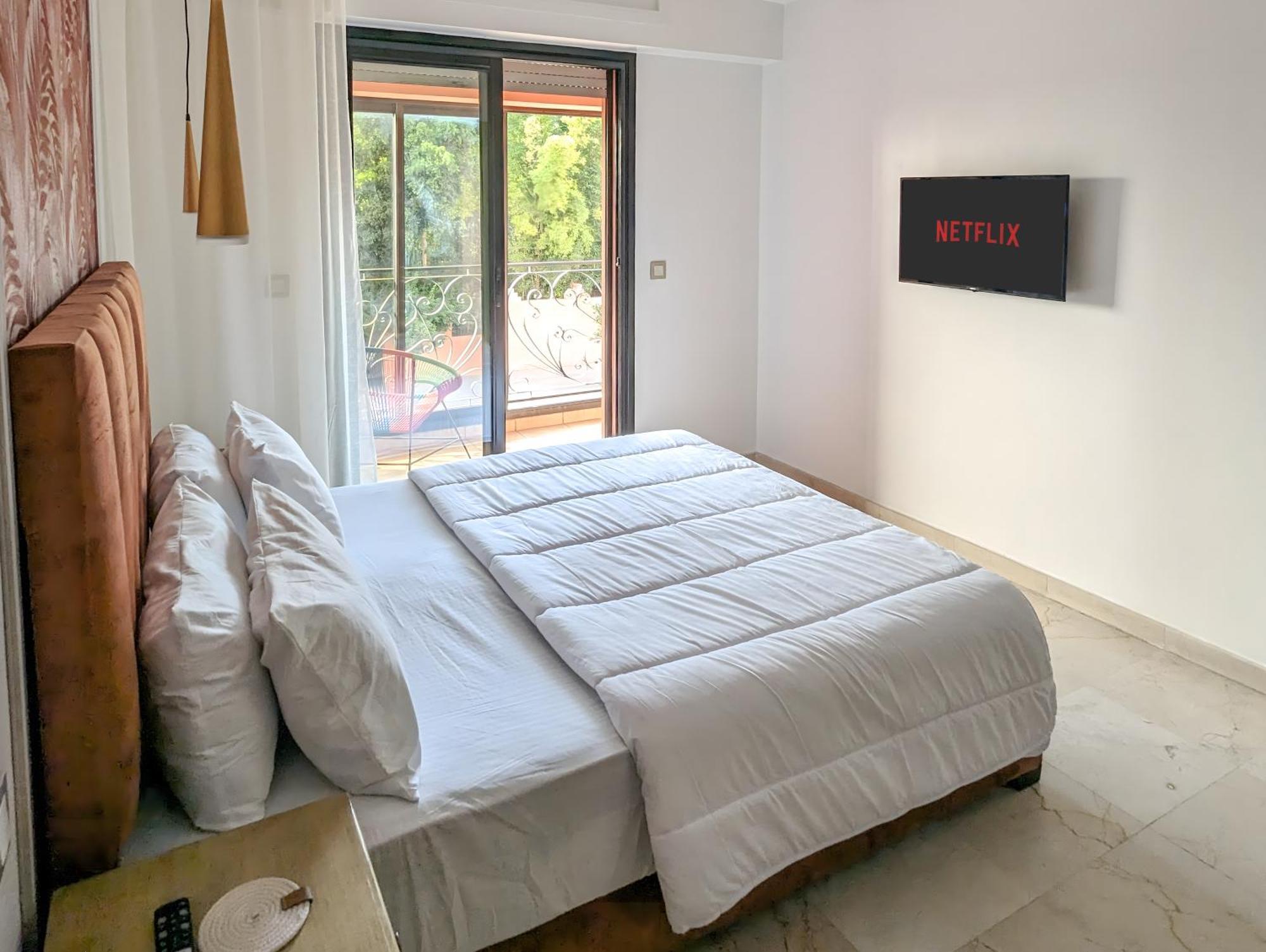 Apartement Panoramic View Majorelle Garden With Pool Marakeş Dış mekan fotoğraf