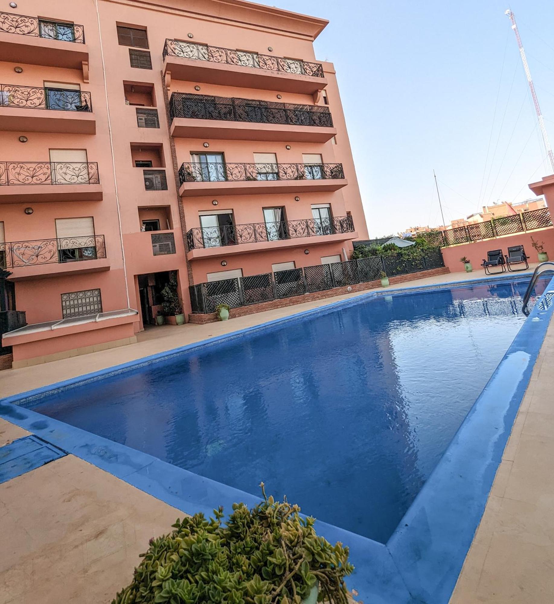 Apartement Panoramic View Majorelle Garden With Pool Marakeş Dış mekan fotoğraf